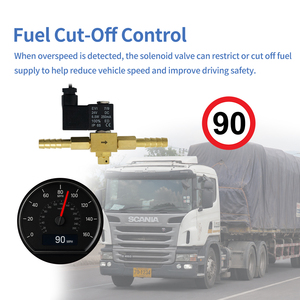 Solénoïde de carburant KS Track 24V/12V pour limiteur de vitesse GPS de voiture avec support tableau de bord et garantie d'un an - Product Image 3