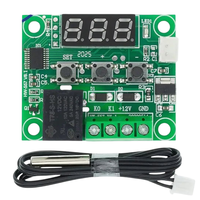 Termostat Digital mikro 12V, pengontrol suhu elektronik DC 12V XH-W1209-50-110 °C