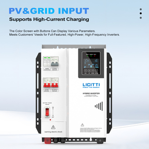 Sistema Solar Híbrido de 24 Voltios y 220 Voltios, 3kw, <span class=keywords><strong>Inversor</strong></span> de Onda Sinusoidal Pura de 12V, 48V y 24V - Product Image 6