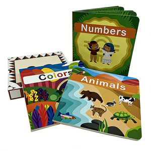 Ensemble de livres éducatifs pour bébés, tout-petits et enfants, avec boîte de rangement, imprimés sur papier - Product Image 4