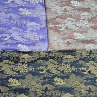 Nouvelle Arrivée Tissu Jacquard Satin Cationique de Haute Qualité à Motif Scène de Rive de la Rivière au Festival de Qingming pour Robe Femme