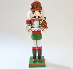 35CM Nuevo Cascanueces <span class=keywords><strong>Soldado</strong></span> Marioneta Regalo de Navidad - Product Image 3