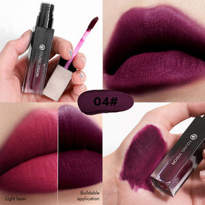 Tikrok Vente chaude Méthode d'utilisation simple Polyvalence polyvalente Atteindre 6 couleurs Matte Velvet Matte Lip Cream - Product Image 3