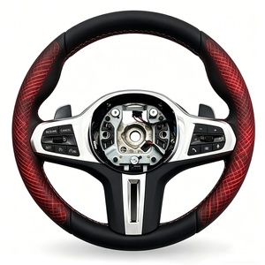 Volante de Cuero Personalizado con Calefacción para <span class=keywords><strong>BMW</strong></span> 340i F10 X3 F25 X5 G05 G01 G20 G42 G30 G42 G82 F32 F30 F82 F90 M3 G80 - Product Image 1
