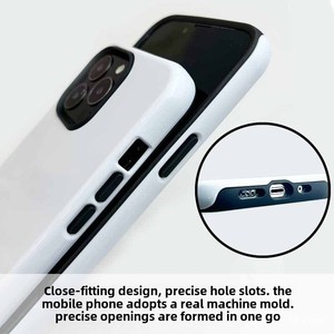Funda de Teléfono 3D para Sublimación con Revestimiento de TPU y PC para <span class=keywords><strong>Samsung</strong></span> Galaxy S24 <span class=keywords><strong>S23</strong></span> <span class=keywords><strong>Ultra</strong></span> <span class=keywords><strong>Plus</strong></span>, Cubierta Móvil Rígida en Blanco 2 en 1 para Cámara - Product Image 2