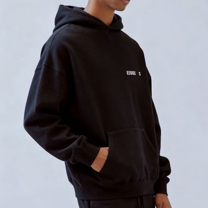 Pantalones cortos deportivos casuales de verano para hombre con logo personalizado OEM, de punto gofrado transpirable de 330 GSM, modelo J Mid. - Product Image 3