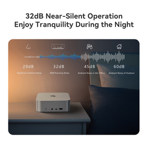 มินิพีซีสำหรับ SER9โปร4K พร้อม AMD <span class=keywords><strong>Ryzen</strong></span> 9 HX370 32GB DDR5 M.2คู่4.0 1TB SSD ปลั๊กเสียบ11 Type-C AU - Product Image 4