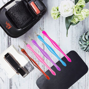 Outils de pédicure en acier inoxydable pour soins des ongles, éliminateur de peaux mortes et de cuticules, fourchette à ongles, pince à cuticules, repousse-cuticules, coupe-ongles en plastique - Product Image 3