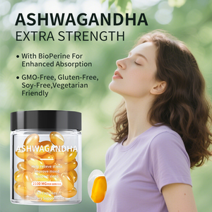 OEM <span class=keywords><strong>Natural</strong></span> L-tirosina Vitaminas B12 Schisandra Ashwagandha Cápsulas Tiroides Soporte Inmunidad Soporte 60/90/120 Count - Product Image 3