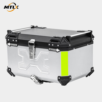 Top Case Moto Étanche 65L Personnalisable avec Doublure Intérieure et Dossier Passager – Service OEM Complet pour Marques Moto