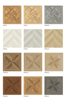 Carrelage en bois de style parquet en céramique massif pour chambre à coucher 600*600mm