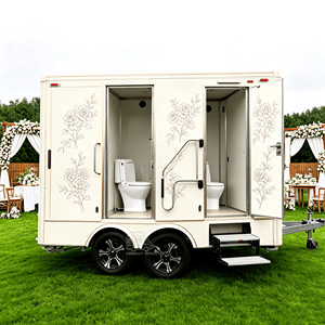Toilettes portables pour le camping, unité de salle de bain extérieure, conteneur de douche et de toilettes, salle de bain mobile - Product Image 1