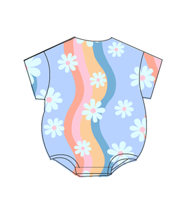 Özelleştirilmiş bambu tek parça pijama bebek tulum tulum kabarcıklar kabarcıklar tulum stilleri - Product Image 1