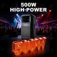 Nouvelle Arrivée - Haut de Gamme : Enceinte PA Active DSP Classe D 15 Pouces Personnalisée 400W RMS avec Boîtier en Plastique pour Concerts, Bars et Événements Extérieurs