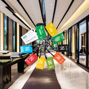 Nhà Máy Giá Epoxy treo thẻ dễ dàng nhận dạng biểu tượng tùy chỉnh keyfob <span class=keywords><strong>Keychain</strong></span> với Mini RFID NFC <span class=keywords><strong>chip</strong></span> 13.56MHz 125Khz 860-960MHz - Product Image 2