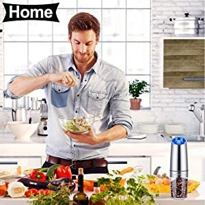 <span class=keywords><strong>Moulin</strong></span> <span class=keywords><strong>à</strong></span> sel et <span class=keywords><strong>à</strong></span> <span class=keywords><strong>poivre</strong></span> Rechargeable, vente en gros, ensemble de <span class=keywords><strong>moulin</strong></span> <span class=keywords><strong>à</strong></span> sel et <span class=keywords><strong>à</strong></span> sel <span class=keywords><strong>électrique</strong></span> noir avec Led - Product Image 5