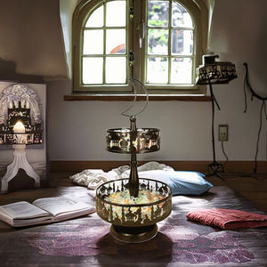 Bandeja de Servicio de Dos Niveles, Exhibidor de Dulces Doble, 38.6x20cm, Artículos para Fiestas, Decoración de Bodas - Product Image 3