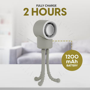 Ventilador Portátil Plegable Inalámbrico Recargable Mini Sin Aspas para Bebés y Carritos, Novedad 2025, Venta al por Mayor - Product Image 5