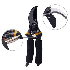 Rust-Proof Stainless Steel Pruning Shears Heavy Duty Garden Clippers Thick Branches Professional Bypass <strong>Pruner</strong> with Safety Lock - Product Image 3