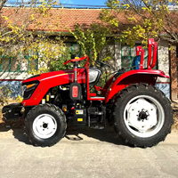 4x4 Mini-Landwirtschaftstraktoren mit Heckanbau für kleine Gärten, Mini-Traktor-Bodenfräse mit 14-25 PS Motor für die Landwirtschaft