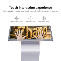 Système Android Kiosque interactif pour tablette à écran tactile avec affichage horizontal Support de sol pour ascenseur de magasin de détail