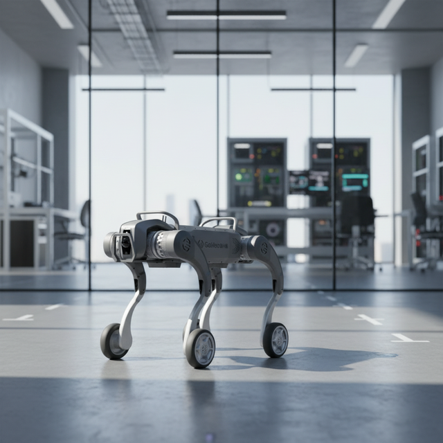 S1-W Wheel-Leg Compound Robot Industrial Special Operations Intelligent Detection Secondary Development Quadruped Robot