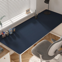 Tapis de souris de bureau moderne en cuir durable, imperméable, facile à nettoyer, avec support en TPU antidérapant, grand format pour ordinateur de bureau et domicile