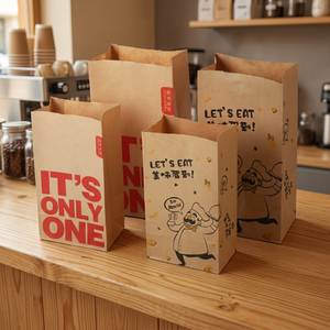 Bolsas de Papel para Sándwiches, Duraderas, de Grado Alimenticio, Ecológicas, Impresas Personalizadas, para Llevar - Product Image 2