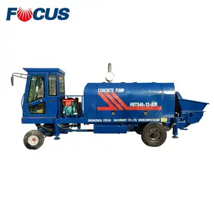 Fournisseur chinois pompe à béton camion mélangeur à béton pompe à ciment mortier pneumatique ciment pompe à béton Diesel