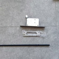 Serrure de porte en acier de haute qualité de style européen à 3 points de verrouillage, cylindre sans clé, pour portes en bois