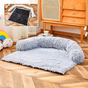 Dog Mats Detachable Dog Cushion Cover Pets Sofa Bed Winter Warm Plush Cat Nest Kennel <b>Blanket</b> Washable Matress Pads for Dogs - Product Image 6
