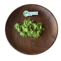 Poudre de jus d'herbe de blé séchée par pulvérisation, soluble dans l'eau, fine, naturelle, verte, pour smoothies, boissons, capsules en vrac, vente en gros