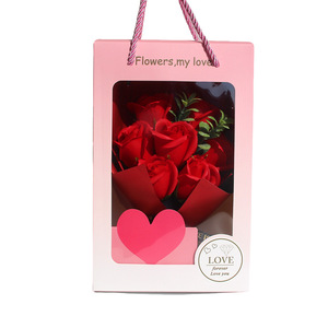 Confezione <span class=keywords><strong>Regalo</strong></span> con 7 Rose di Sapone, Souvenir Artigianale per <span class=keywords><strong>San</strong></span> <span class=keywords><strong>Valentino</strong></span>, Festa della <span class=keywords><strong>Donna</strong></span> e Altre Festività - Product Image 6