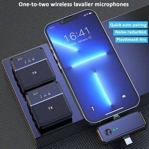 SX31 Wireless Lapel Lavalier <strong>Microphone</strong> SX32 Rechargeable <strong>Noise</strong> <strong>Cancelling</strong> Professional Mini 3 in 1 Collar Mic Long Worktime - Product Image 2