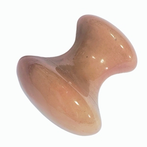 Outil de massage facial en jade aventurine rouge en forme de champignon - Product Image 3
