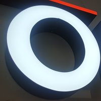 Logo d'entreprise LED éclairage Alphabet lettre enseigne frontale magasin publicité décor en résine époxy Durable