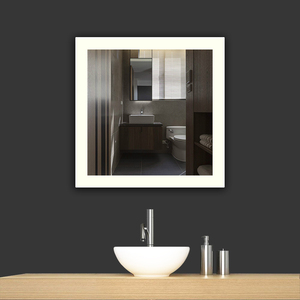 <span class=keywords><strong>Espejo</strong></span> LED <span class=keywords><strong>redondo</strong></span> moderno con iluminación retroiluminada, <span class=keywords><strong>espejo</strong></span> de maquillaje inteligente para el hogar, Hotel, decoración Rectangular de muebles de baño - Product Image 3