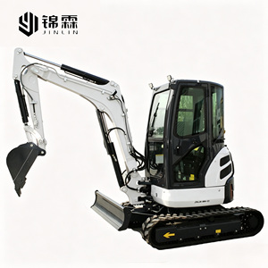 Envío Gratis: Mini Excavadora de 3.5 Toneladas con Motor EPA, Giro Cero, Pequeña Excavadora de Orugas, Cabina Cerrada con Aire Acondicionado, Ideal para Granjas - Product Image 2