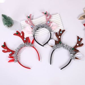 Factory Children's <b>Christmas</b> Dress Headband with Buckle Spring Design Customized Fashionable Party Decorations - Product Image 1