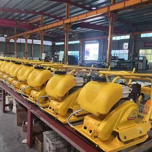 Walk Behind Electric <b>Vibratory</b> <b>Plate</b> <b>Compactor</b> with 6.5HP Engine 5.5kW Power for Construction Use - Product Image 5