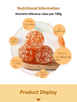 Bonbons à la prune Hongyuan Chenpi, saveur vitamine C, en-cas exotiques, bonbons chinois spéciaux, vente en gros d'en-cas exotiques