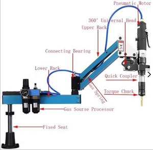 Máquina de Perforación y Roscado Automática para Uso Industrial, Máquina de Roscado Totalmente Automática - Product Image 6