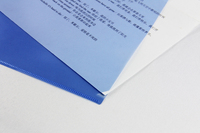 Dossiers de fichiers d'entreprise A4/A6 avec logo personnalisé d'usine en Chine PP Dossiers de fichiers de présentation de documents en papier blanc