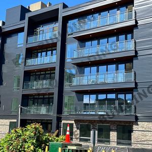 درابزين من الشرفة 12 من مخطط 304ss ، درابزين بالشرفة في مكان آخر ، درابزين زجاجي داخل عمود 40 بوصة - Product Image 3