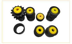 Componentes de Rolos Transportadores de Plástico PVC Nylon Metal de 2 Polegadas, Peças de Rolamento, Tampa de Extremidade, Carcaça, Tampas de Extremidade - Product Image 6