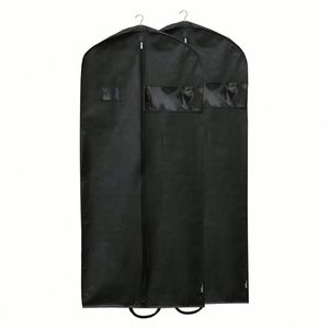 Sac de rangement pliable en polyester imperméable avec fermeture éclair pour robe de mariée, personnalisable, vente en gros - Product Image 1