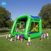 Jeu interactif gonflable commercial de PVC adultes Sport jeu gonflable de jeu de Football de tir de Sport d'IPS