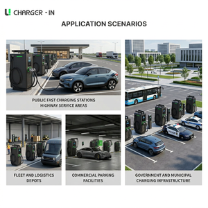 สถานีชาร์จไฟ DC EV 60KW 180KW 120KW 240KW CCS1ปืนคู่ติดพื้น CCS2 nacs ocpp 4G RFID QR <span class=keywords><strong>Code</strong></span> - Product Image 5