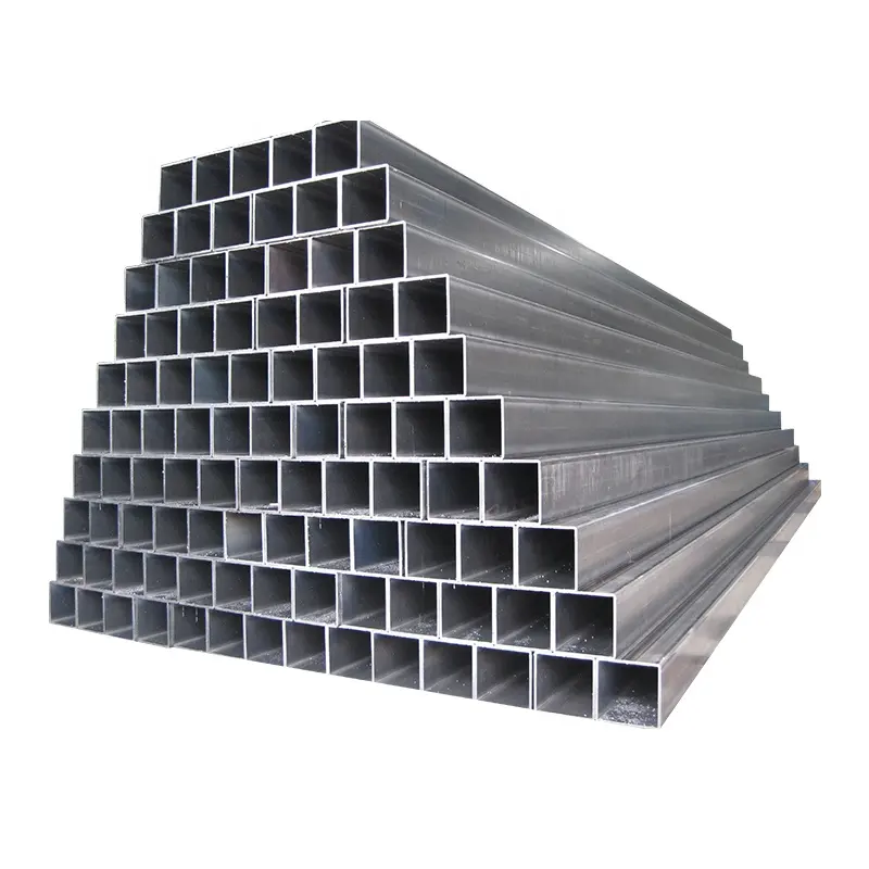 Chine 3x4 Shs Rhs Section creuse, Tube rectangulaire en acier galvanisé, Tubes carrés en acier pour les tuyaux de l'industrie du bâtiment