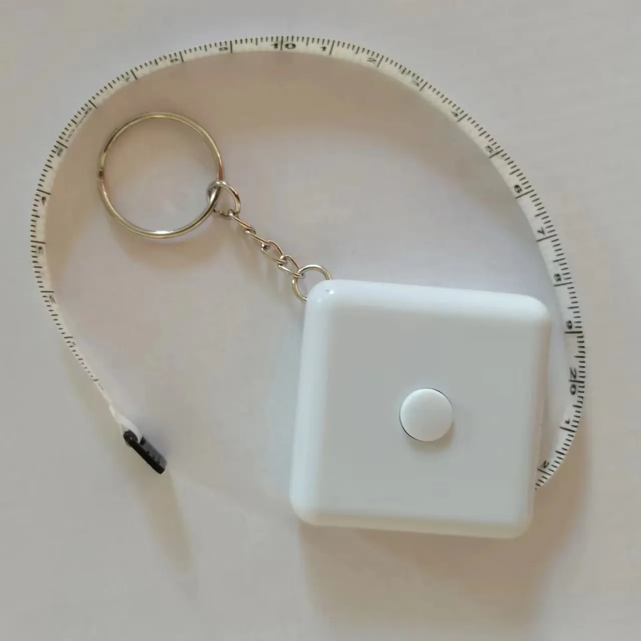 Hot selling 150 Centimeter 60 inch Logo Printed Pocket Mini Cute Tape Measure KeyChain with Ring